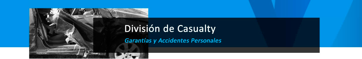 División de Casualty, Garantías y Accidentes Personales